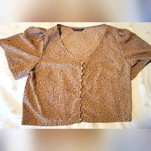 Shein spotted blouse